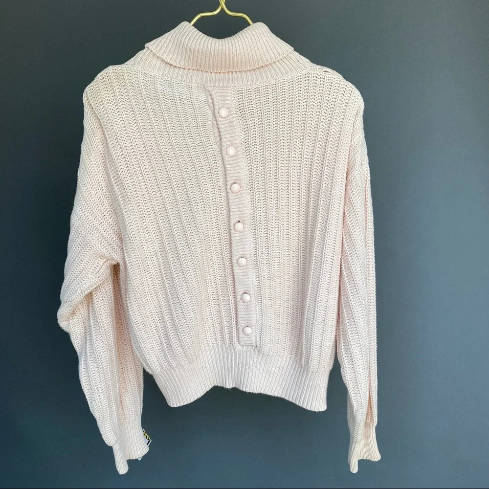 VINTAGE CASUAL CORNER TURTLENECK KNIT SWEATER